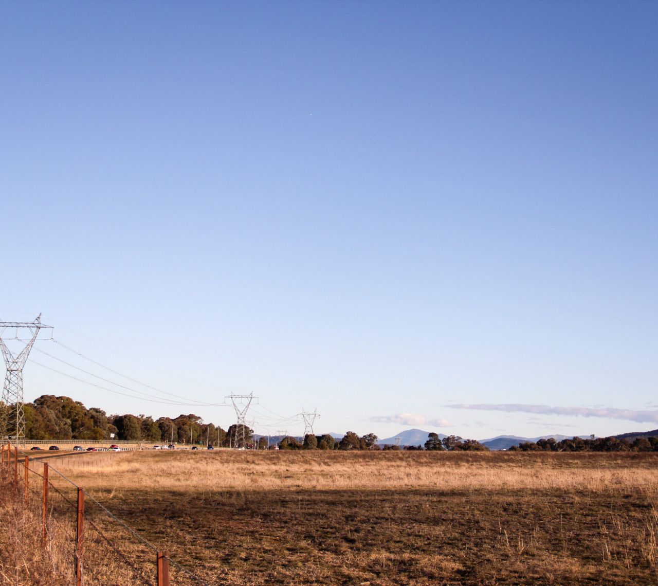 Infrastructure easement survey for powerline corridor in Canberra